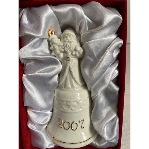 St.Nicholas Square Porcelain Santa Bell - Picture 2 of 4
